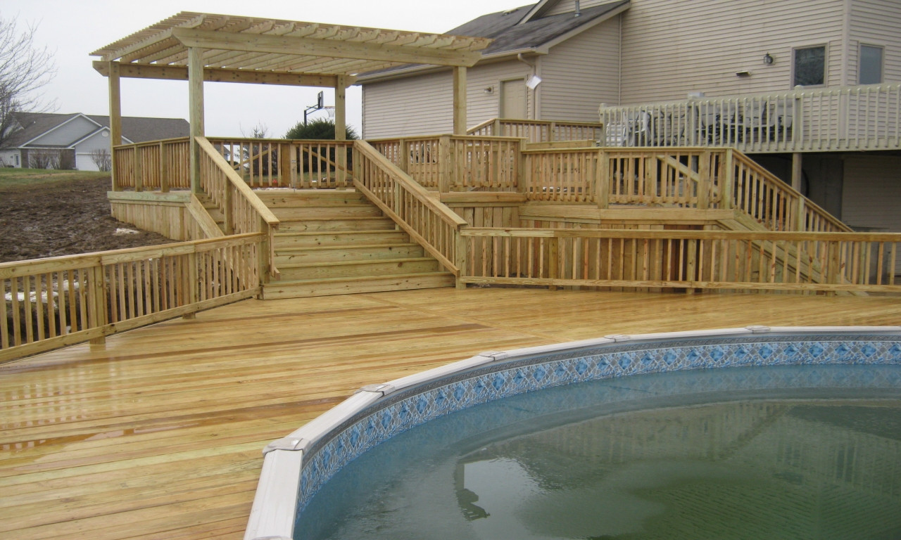 Best ideas about DIY Above Ground Pool Deck
. Save or Pin DIY Ground Pool Deck Ground Pool Deck Design Now.