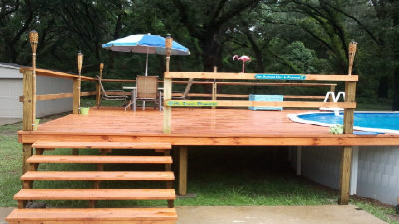 Best ideas about DIY Above Ground Pool Deck
. Save or Pin Outdoor above ground pool diy above ground pool deck diy Now.