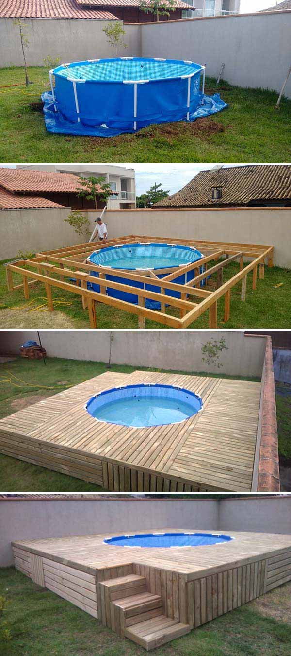 Best ideas about DIY Above Ground Pool Deck
. Save or Pin 15 Stunning Low bud Floating Deck Ideas For Your Home Now.