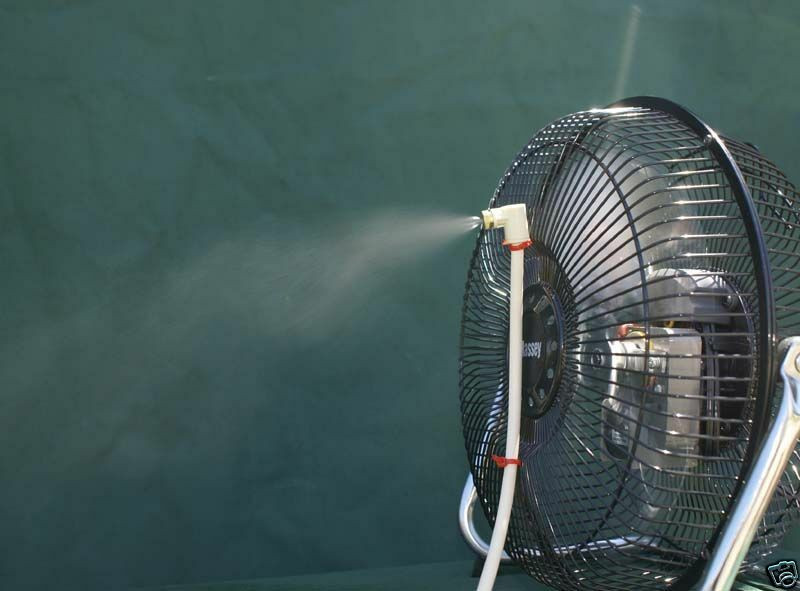 Best ideas about DIY Ac Mister
. Save or Pin 1 Nozzle Fan Mister Outdoor Misting Systems US Made Now.