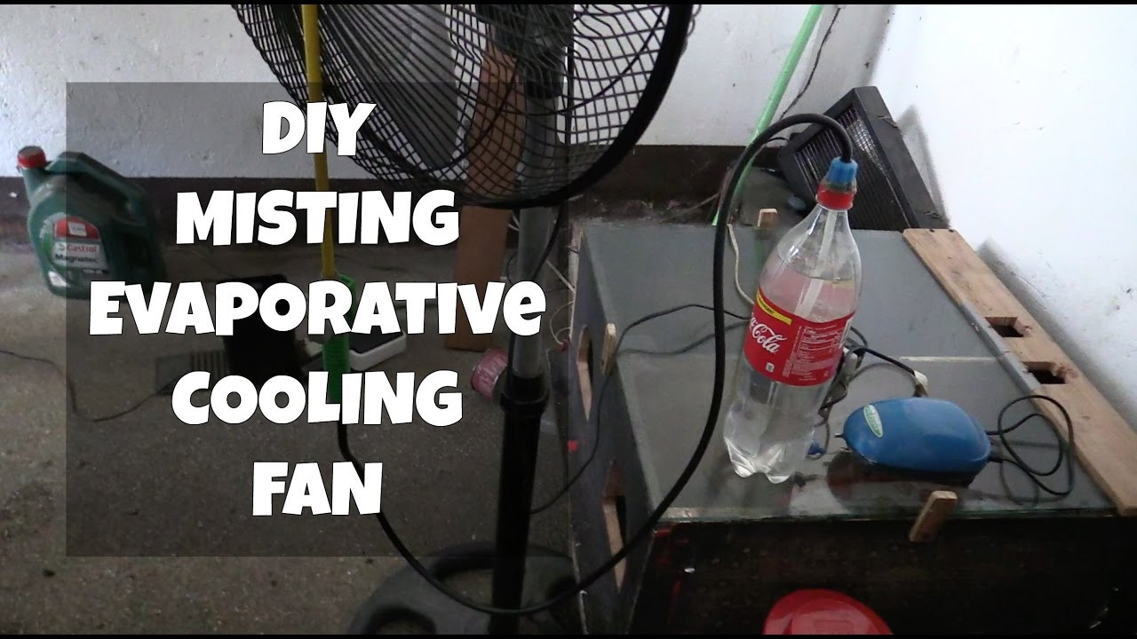 Best ideas about DIY Ac Mister
. Save or Pin DIY evaporative misting cooler fan Now.