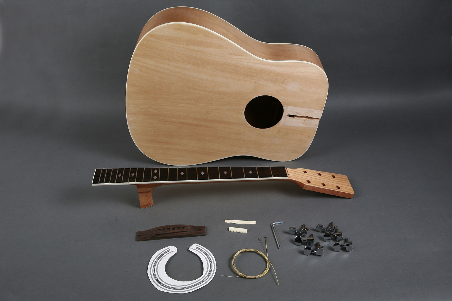 Best ideas about DIY Acoustic Guitar Kit
. Save or Pin Unfinished 41’ Dreadnought Acoustic Guitar DIY Kit GK Now.