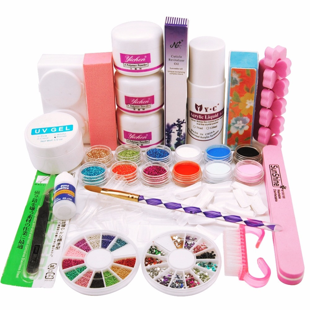 Best ideas about DIY Acrylic Nail Kits
. Save or Pin Acrylic Nail Kit 3 Acrylic Powder 75ml liquid base UV Gel Now.