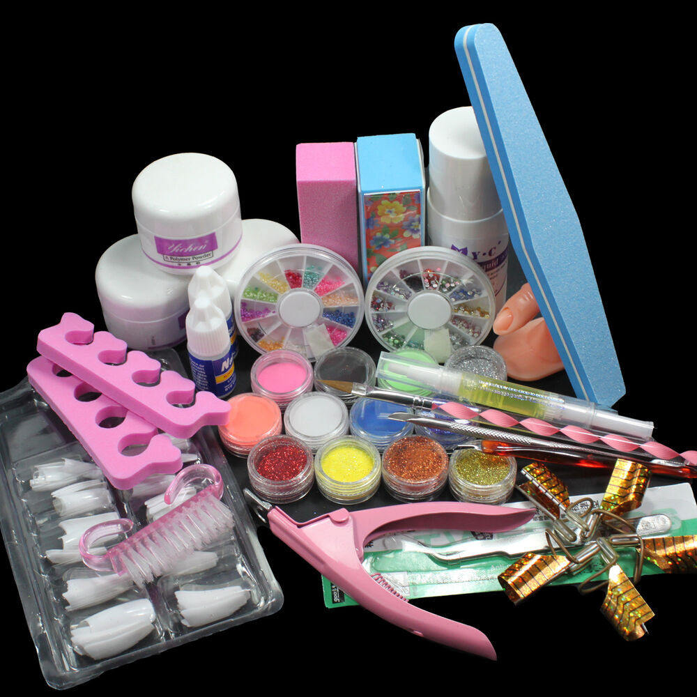 Best ideas about DIY Acrylic Nail Kits
. Save or Pin Nail Art Set Acrylic Liquid Glitter Powder File Brush Form Now.