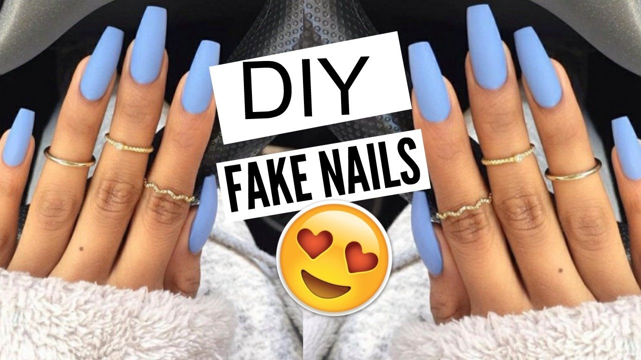 Best ideas about DIY Acrylic Nails
. Save or Pin DIY 5 Min FAKE Nails at HOME NO ACRYLIC Kellie Sweet Now.