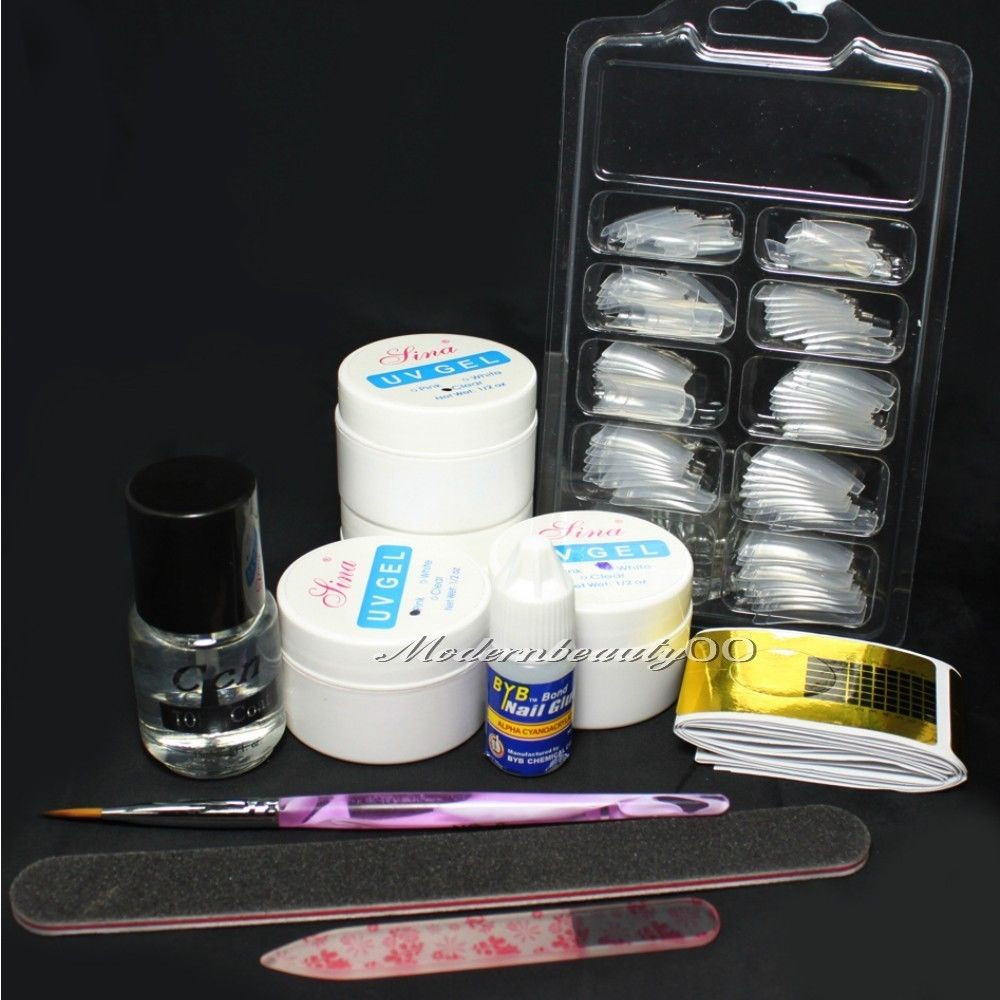 Best ideas about DIY Acrylic Nails Kit
. Save or Pin Pro Acrylic UV Gel French Nail Art Tips False Tip Tool DIY Now.