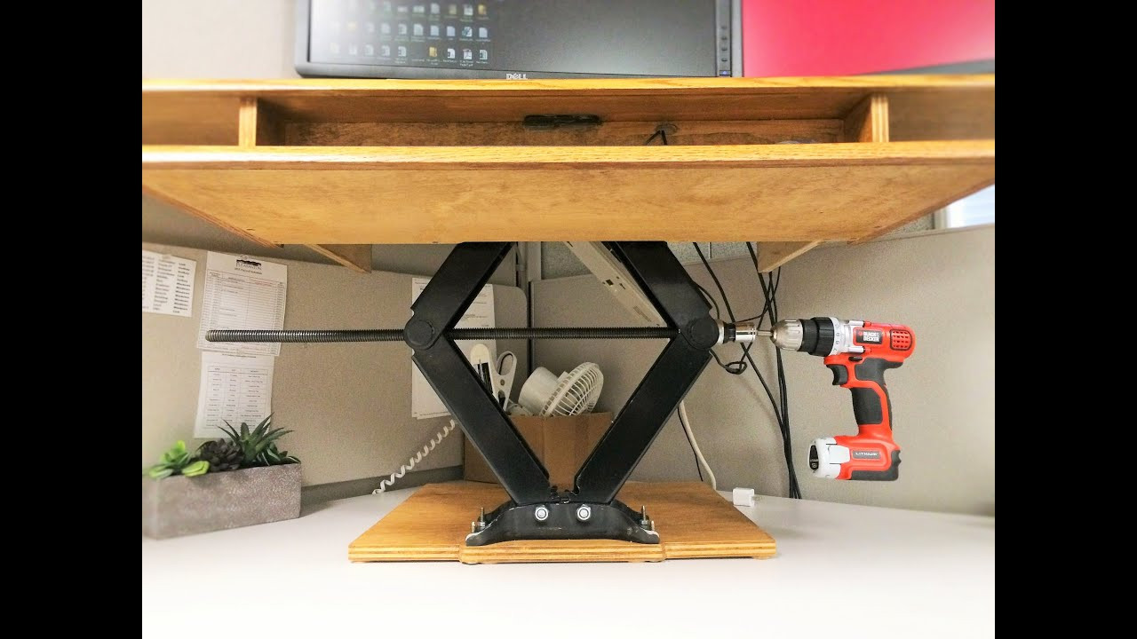 Best ideas about DIY Adjustable Desk
. Save or Pin DIY Height Adjustable Standing Desk Now.