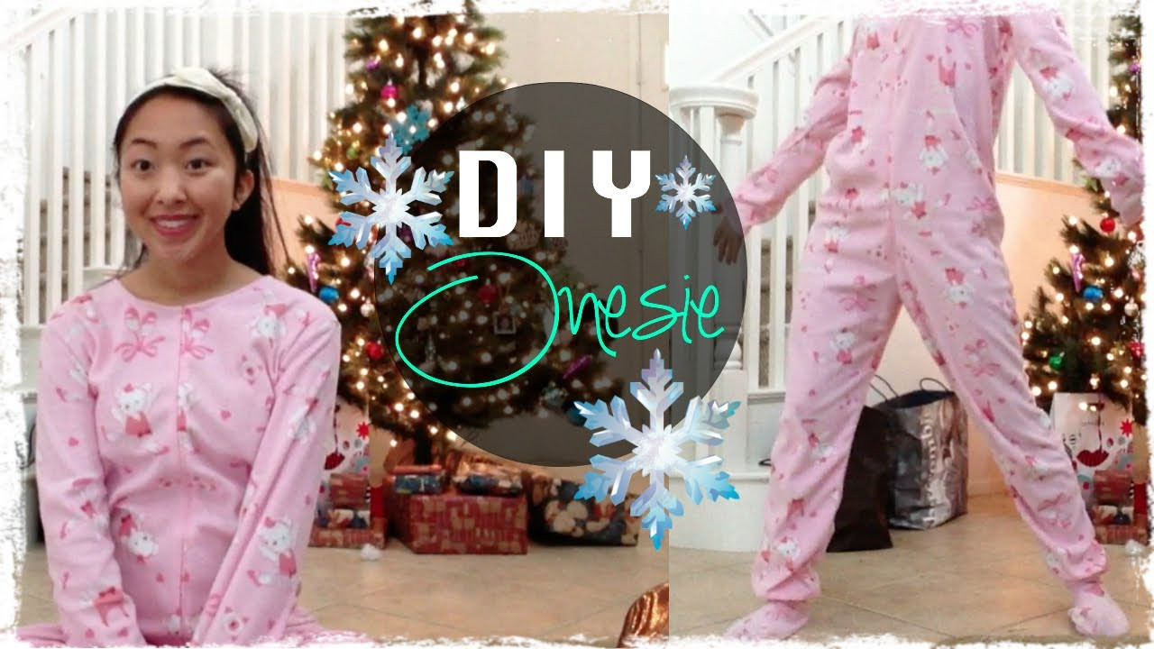 Best ideas about DIY Adult Onesie
. Save or Pin DIY Footed esie Pajama Now.