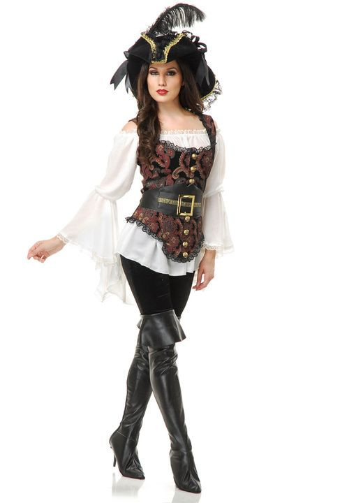 Best ideas about DIY Adult Pirate Costume
. Save or Pin Adult Pirate Lady Costume Classic Halloween Classic Now.