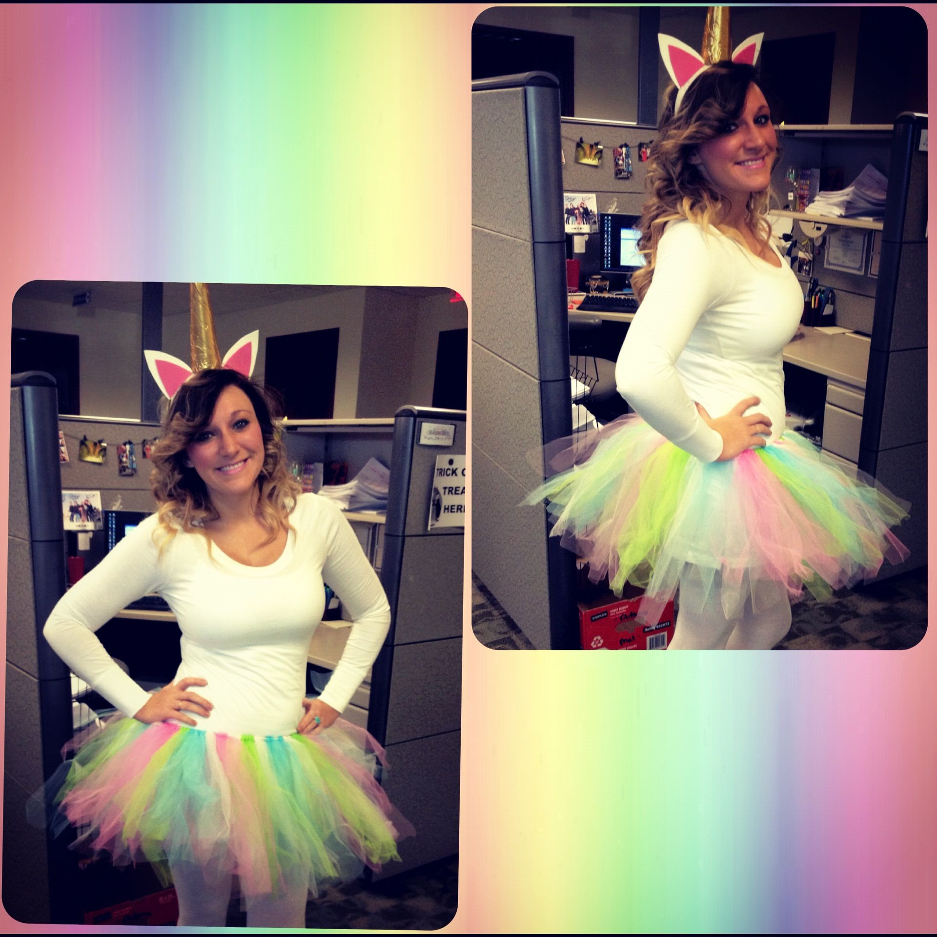 Best ideas about DIY Adult Unicorn Costume
. Save or Pin Halloween costume Unicorn No sew tutu Now.