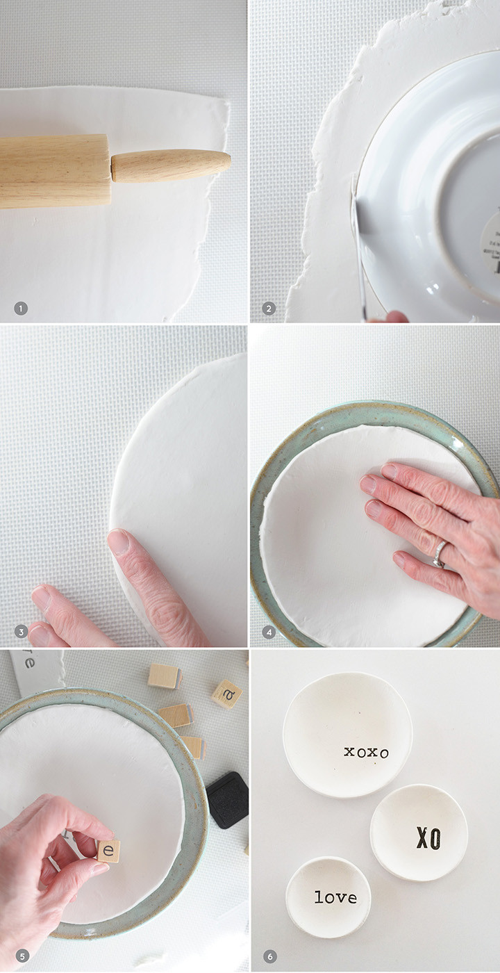 Best ideas about DIY Air Drying Clay
. Save or Pin Alice and LoisDIY Stamped Air Dry Clay Bowls Alice and Lois Now.