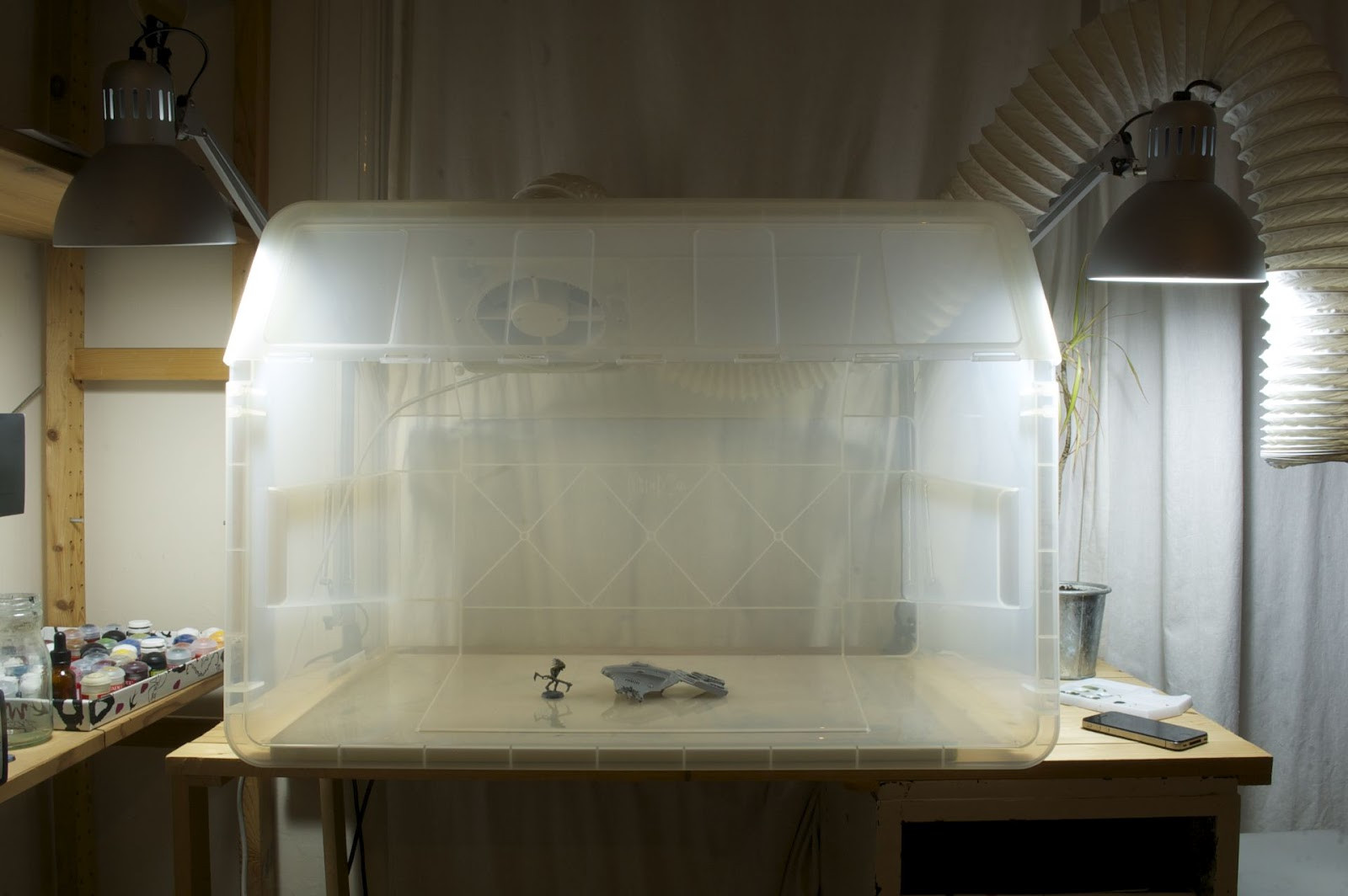 Best ideas about DIY Airbrush Spray Booth
. Save or Pin the unrealistic artist My DIY spray booth Now.