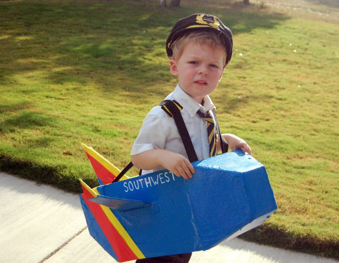 Best ideas about DIY Airplane Costume
. Save or Pin Easy DIY Halloween Costumes from my Child at Heart Readers Now.