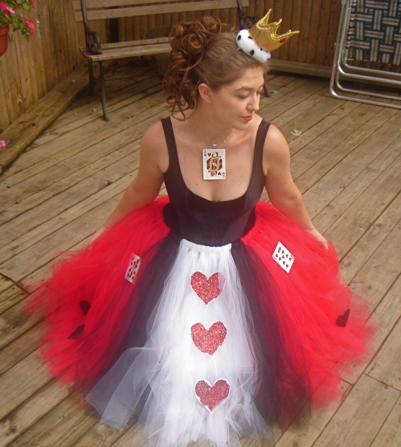 Best ideas about DIY Alice In Wonderland Costume Adults
. Save or Pin Queen of Hearts Adult Boutique Tutu Skirt Costume Now.