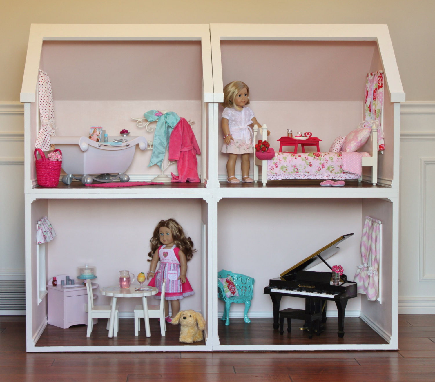 Best ideas about DIY American Girl Doll House Plans
. Save or Pin Doll House Plans for American Girl or 18 inch dolls e Room Now.