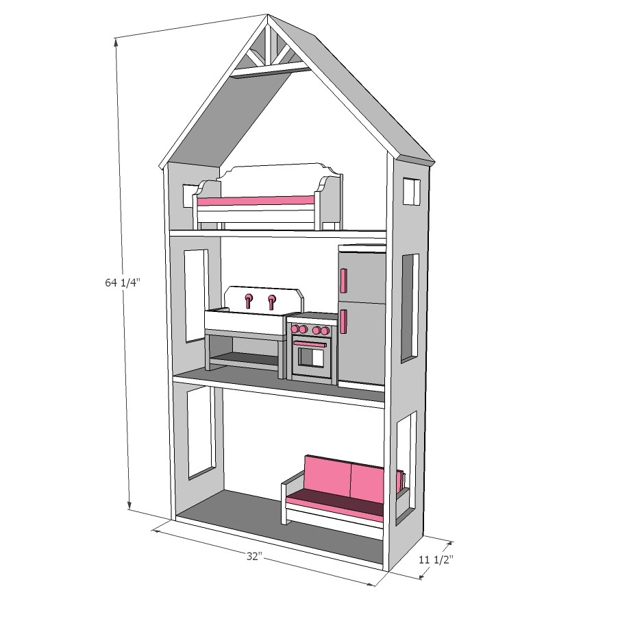 Best ideas about DIY American Girl Doll House Plans
. Save or Pin Ana White Now.