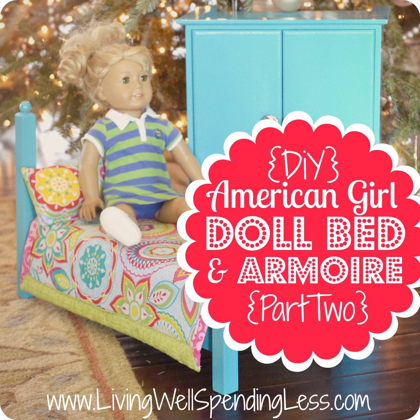 Best ideas about DIY American Girl Furniture
. Save or Pin DiY American Girl Doll Bed Part 2 Living Well Spending Now.
