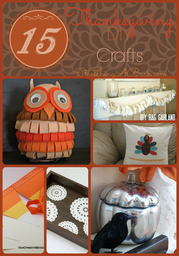Best ideas about DIY And Craft
. Save or Pin 15 Thanksgiving DIY Crafts Thanksgiving Morning Turkey Now.