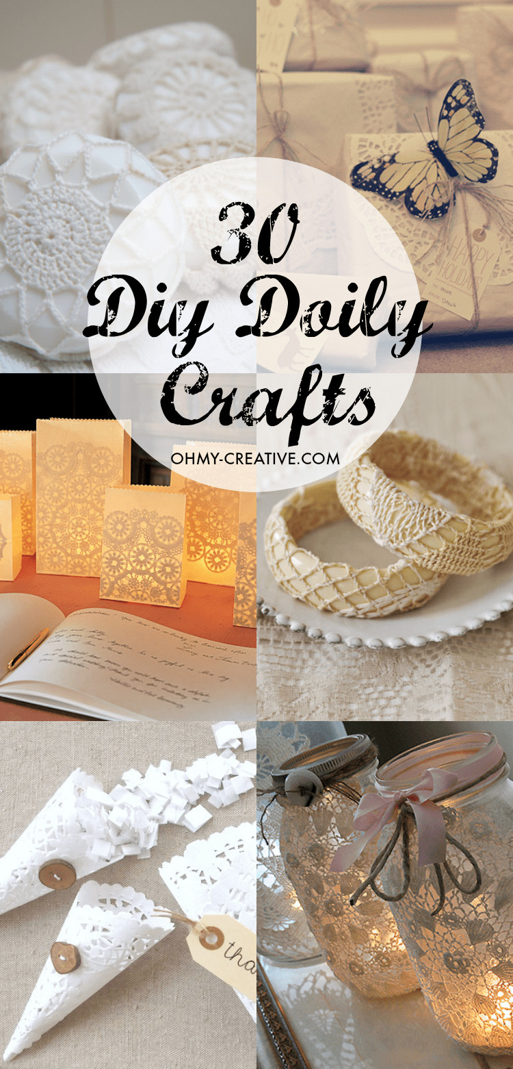 Best ideas about DIY And Craft
. Save or Pin 30 DIY Doily Crafts Oh My Creative Now.