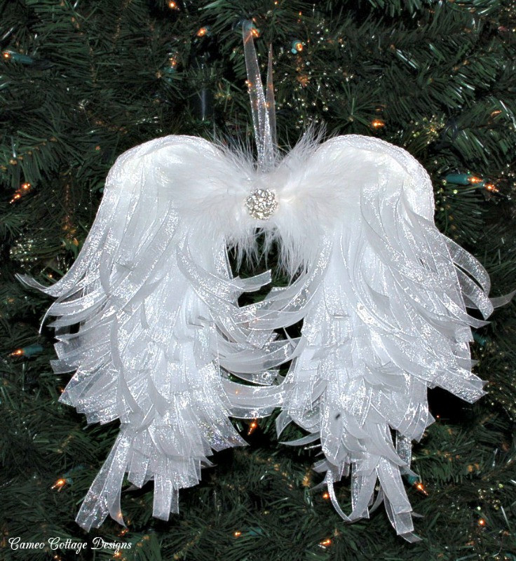 Best ideas about DIY Angel Wings
. Save or Pin DIY Angelic Organdy Ribbon Angel Wings Now.