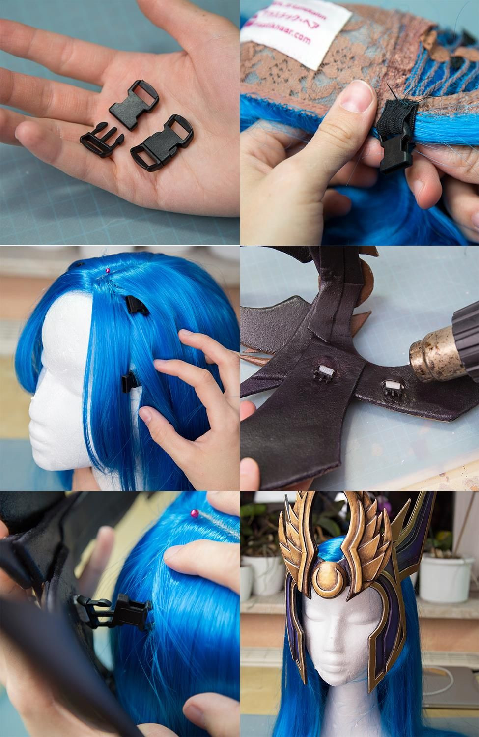 Best ideas about DIY Anime Costumes
. Save or Pin how to keep headpieces attached to wigs Now.