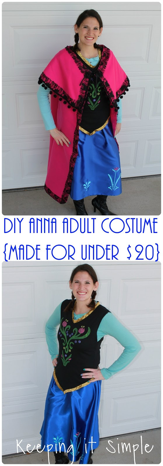 Best ideas about DIY Anna Costume
. Save or Pin Disney Frozen Halloween Costume DIY Anna Frozen Adult Now.