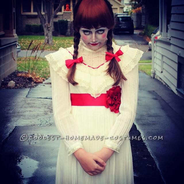 Best ideas about DIY Annabelle Costume
. Save or Pin Creepy Annabelle Halloween Costume Now.