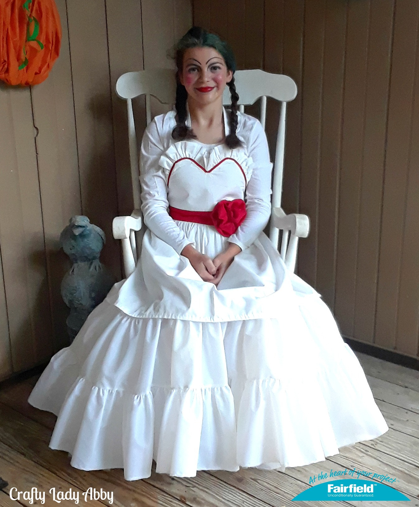 Best ideas about DIY Annabelle Costume
. Save or Pin Annabelle Doll Sweetheart Apron Halloween Costume Now.