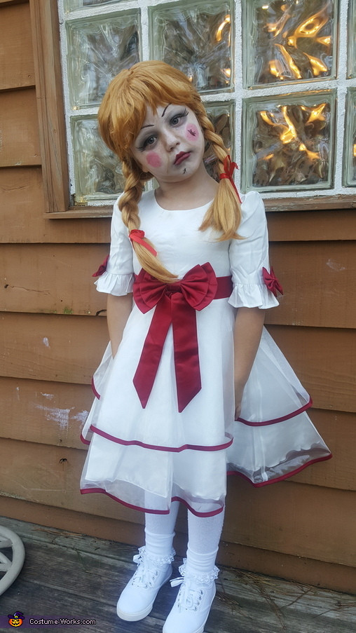 Best ideas about DIY Annabelle Costume
. Save or Pin Annabelle Girl s Halloween Costume Now.