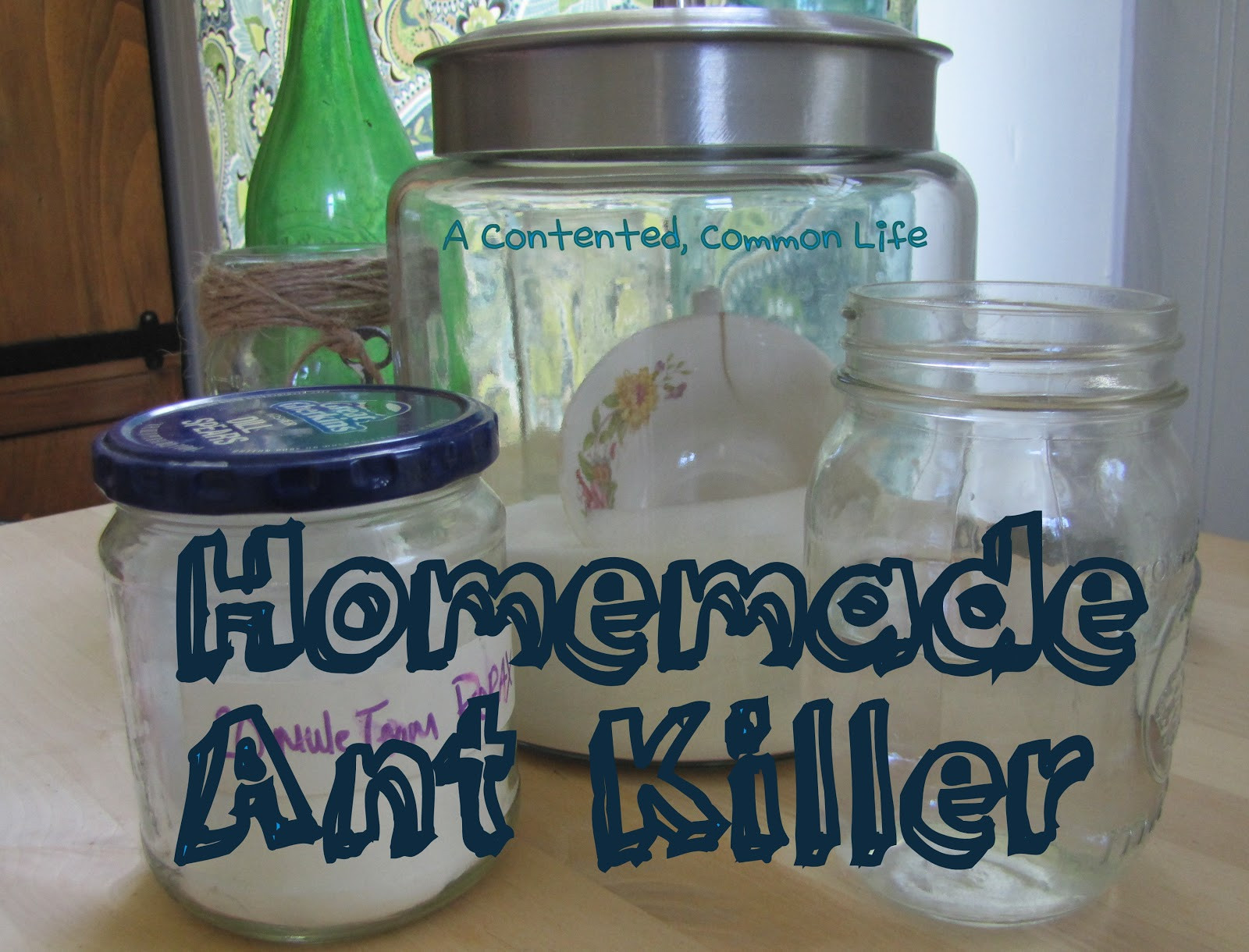 Best ideas about DIY Ant Trap
. Save or Pin A Contented mon Life Homemade Recipe Ant Killer Now.