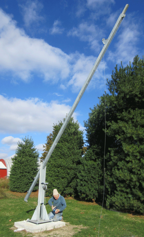 Best ideas about DIY Antenna Tower Plans
. Save or Pin Build a 25’ 50’ free standing Tilt then Crank up tower Now.