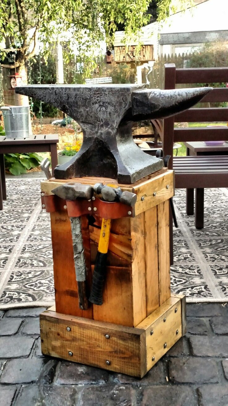 Best ideas about DIY Anvil Stand
. Save or Pin Anvil stand yeah I made that Pinterest Now.