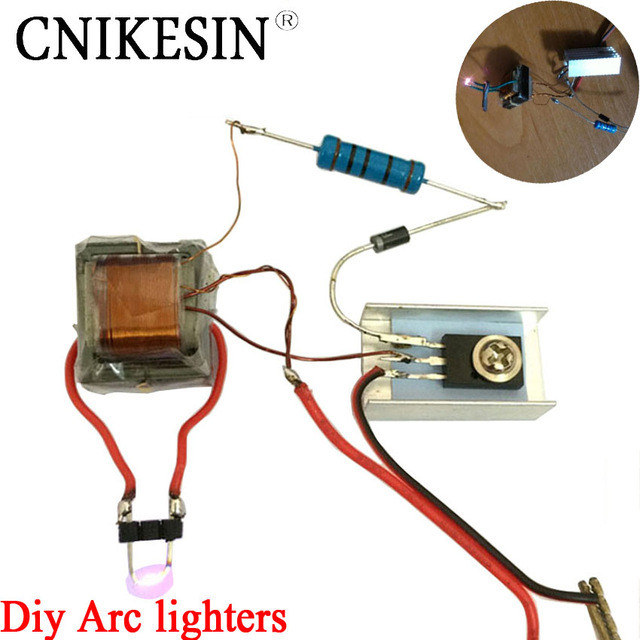 Best ideas about DIY Arc Lighter
. Save or Pin CNIKESIN diy Inverter booster high voltage generator Arc Now.