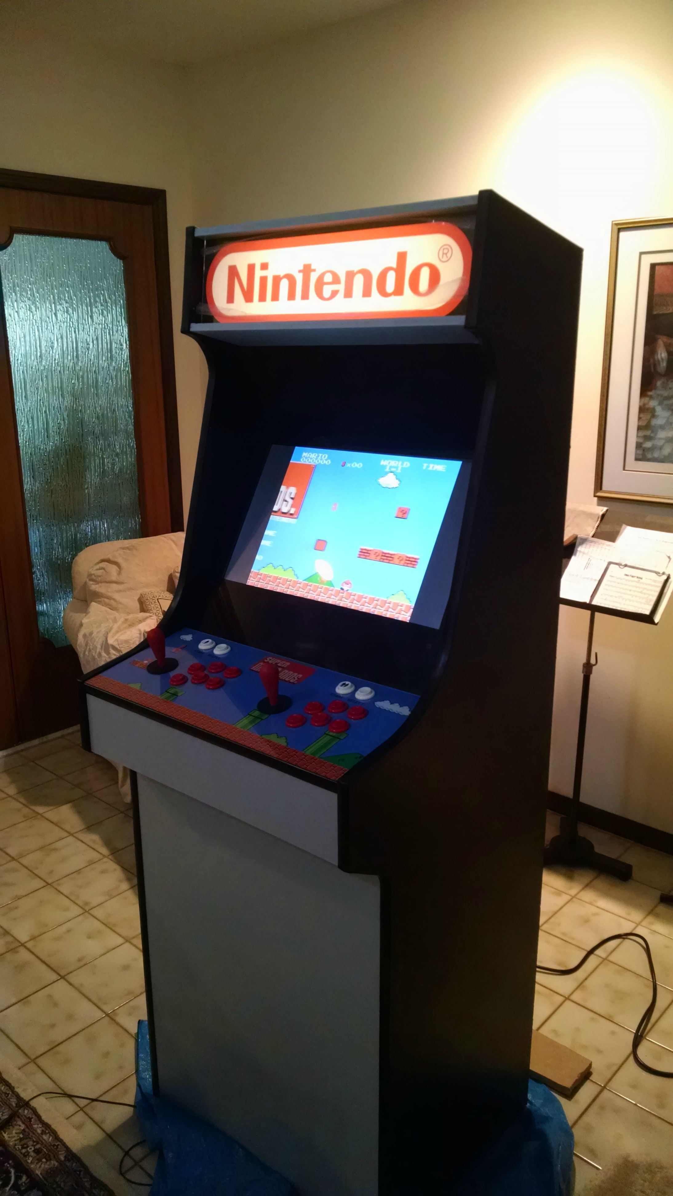 Best ideas about DIY Arcade Cabinet
. Save or Pin DIY Mario Themed RetroPie Arcade Now.