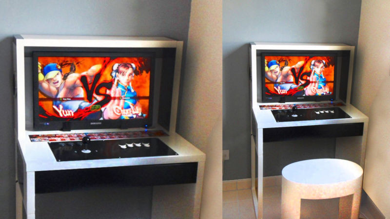 Best ideas about DIY Arcade Cabinet
. Save or Pin This DIY Arcade Cabinet Is Made from IKEA Parts Now.