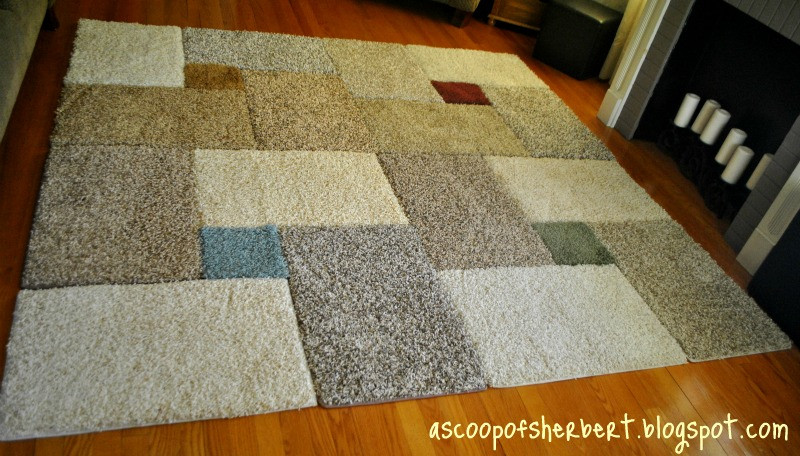 Best ideas about DIY Area Rug
. Save or Pin A Scoop of Sherbert large area rug DIY for under $30 Now.