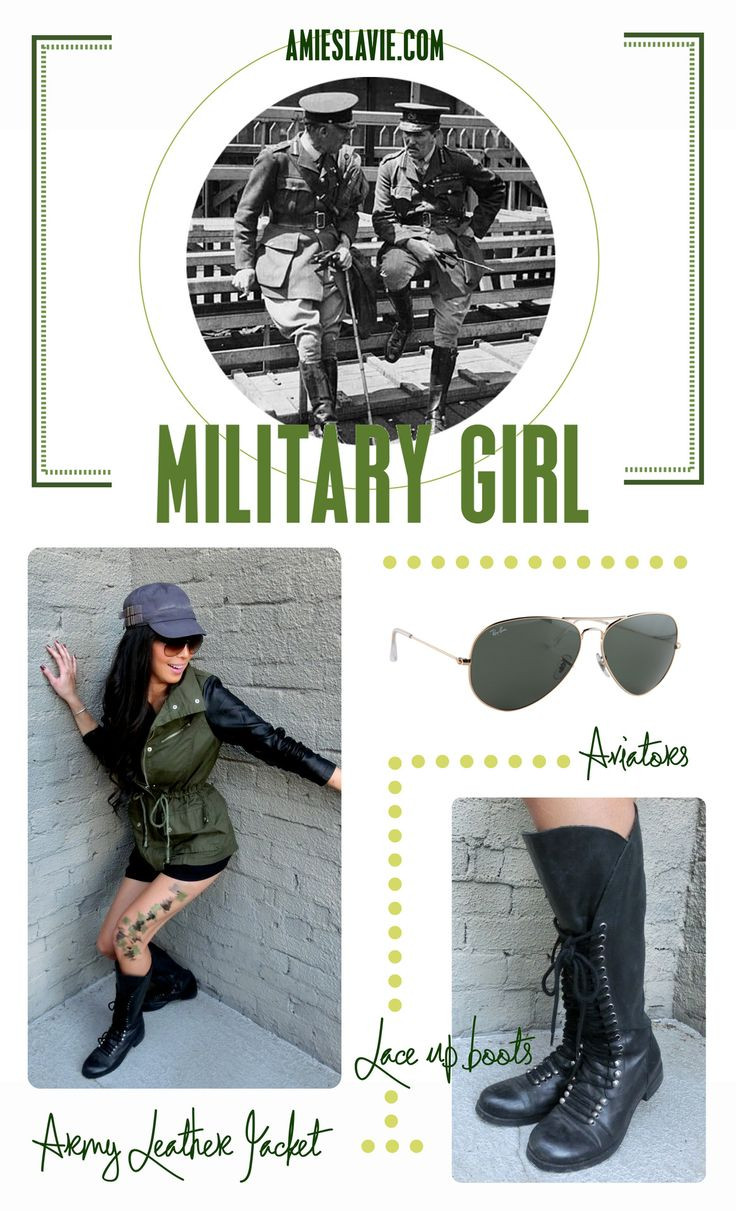 Best ideas about DIY Army Girl Costume
. Save or Pin Military girl DIY Halloween costume Now.