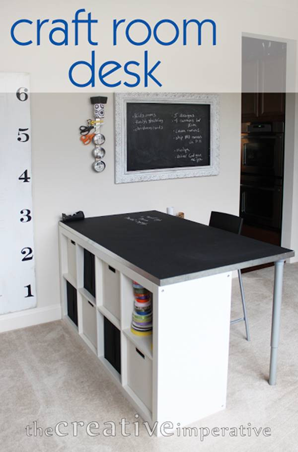 Best ideas about DIY Art Table
. Save or Pin 25 Creative DIY Projects to Make a Craft Table i Now.