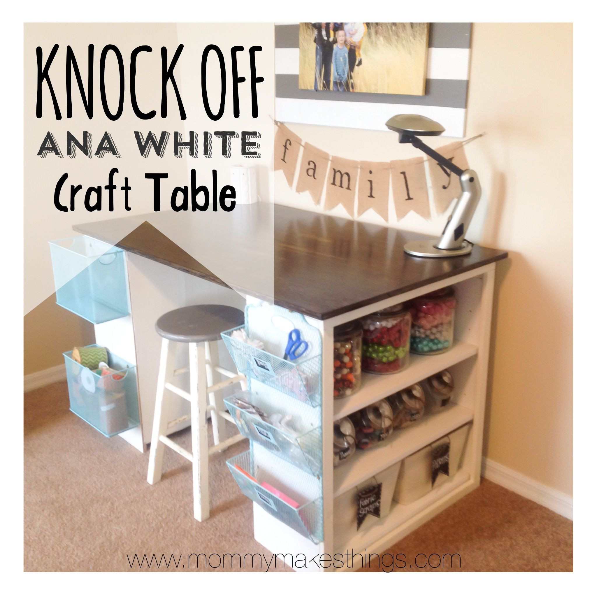 Best ideas about DIY Artist Table
. Save or Pin DIY Ana White Craft Table knock off for under $75 By Now.
