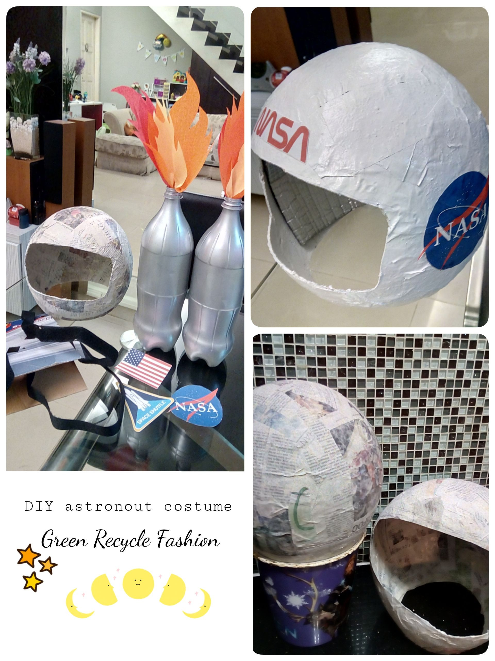 Best ideas about DIY Astronaut Helmet
. Save or Pin Rocket Astronaut Costume for kid space helmet Blast Now.