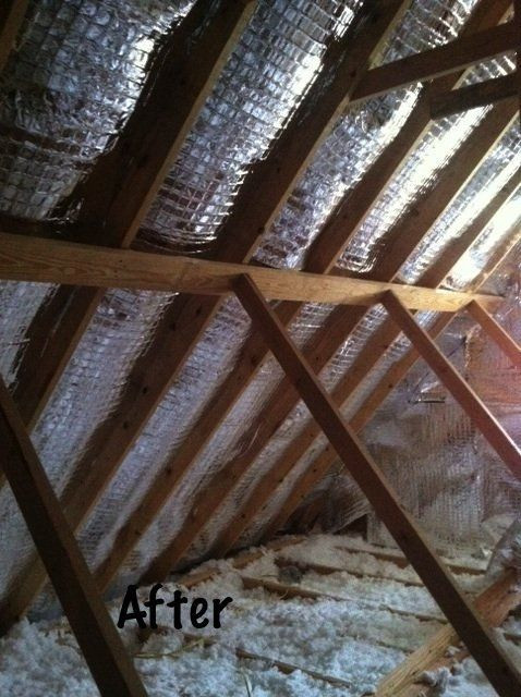 Best ideas about DIY Attic Insulation
. Save or Pin DIY Installation Adding Radiant Barrier Insulation Now.