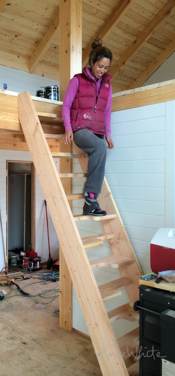 Best ideas about DIY Attic Ladder Plans
. Save or Pin Loft Stairs Alternating Tread Space Saving Stairs for Now.