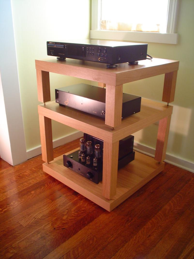 Best ideas about DIY Audio Racks
. Save or Pin DIY Ikea Lack Table Audio Rack Now.