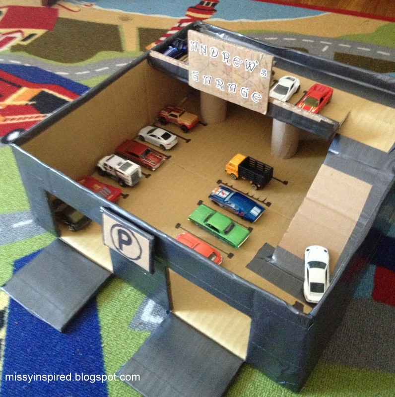 Best ideas about DIY Auto Garage
. Save or Pin Missy Inspired Matchbox car garage Now.