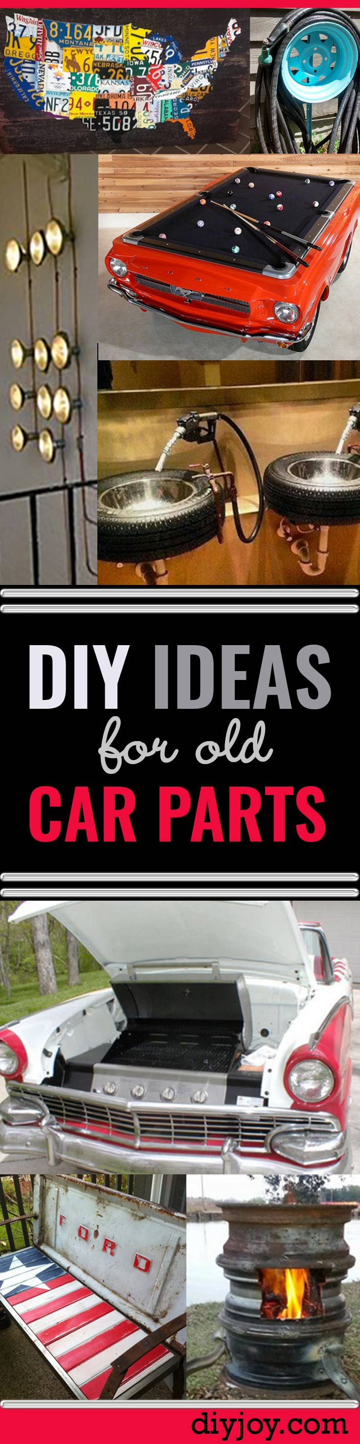 Best ideas about DIY Auto Parts
. Save or Pin 23 Awesome DIYs Made From Old Upcycled Car Parts Now.