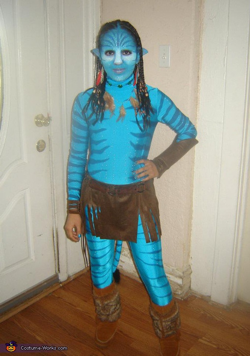 Best ideas about DIY Avatar Costume
. Save or Pin Homemade Avatar Neytiri Costume Now.