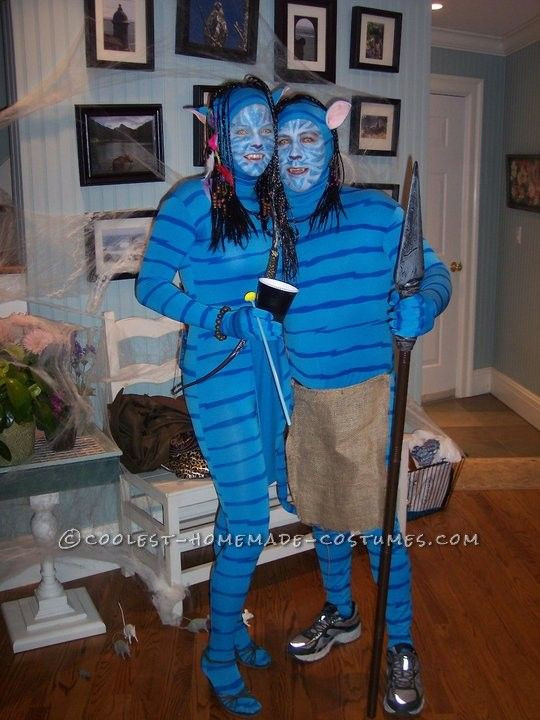 Best ideas about DIY Avatar Costume
. Save or Pin Great Homemade Avatar Couple Costume Now.