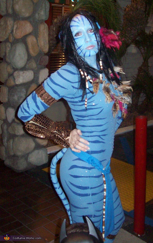 Best ideas about DIY Avatar Costume
. Save or Pin Avatar movie character Neytiri homemade Halloween costume Now.