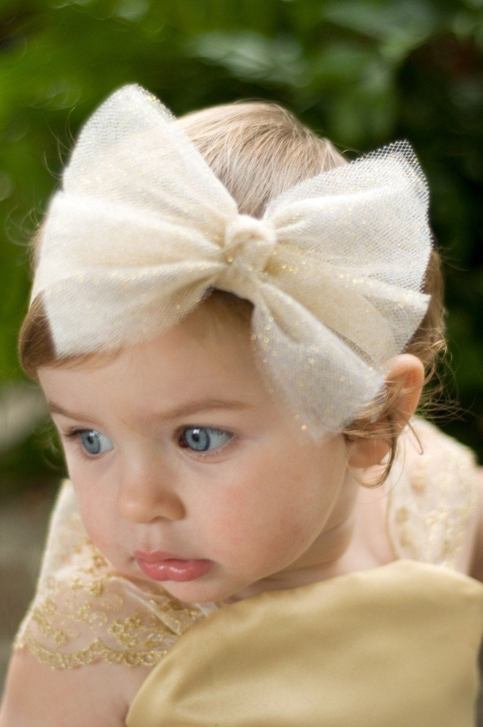 Best ideas about DIY Baby Bow Headband
. Save or Pin Glittering Tulle Bow Headband or ClipAvailable in a Now.