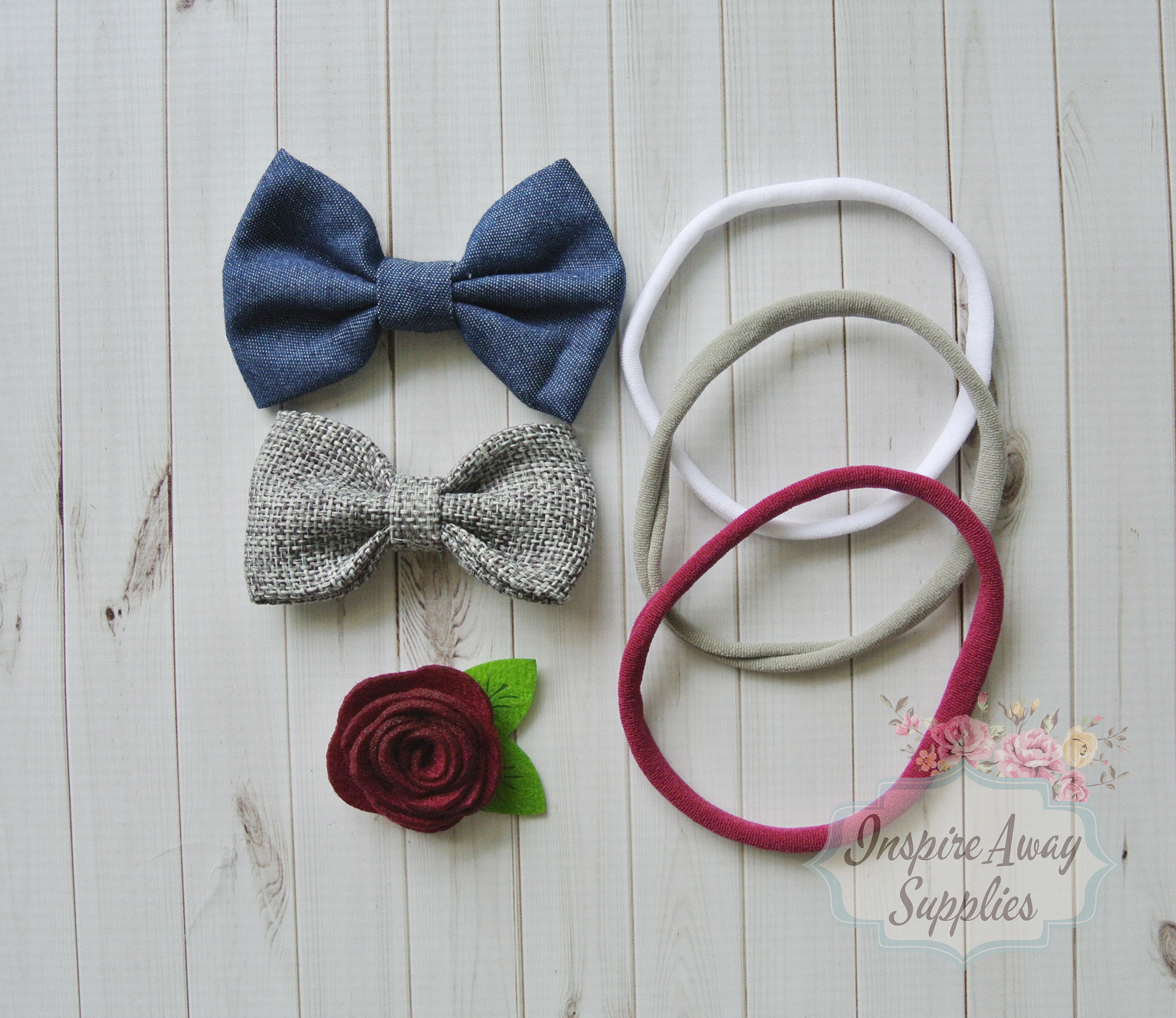 Best ideas about DIY Baby Bow Headband
. Save or Pin DIY Kit Nylon Headbands Kit Bow headbands baby shower Now.